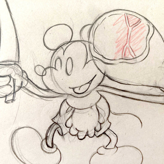 MICKEY MOUSE : Original Animation Drawing (Walt Disney, 1932)