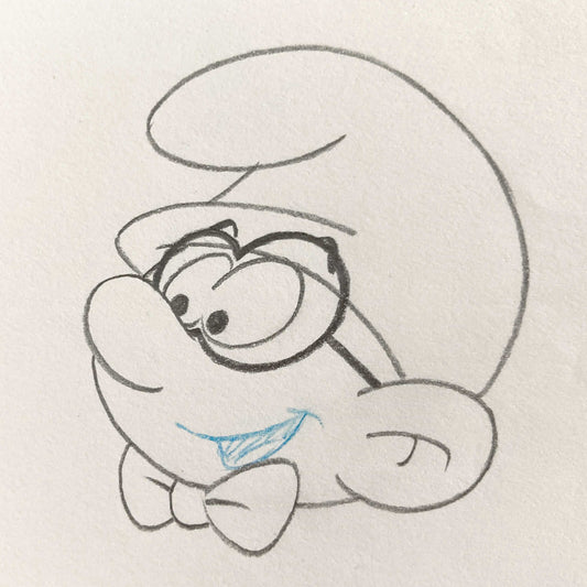 SMURFS : Original animation drawing (1981)